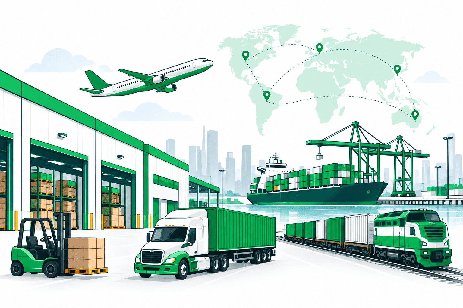 Transportation certifications career paths illustration